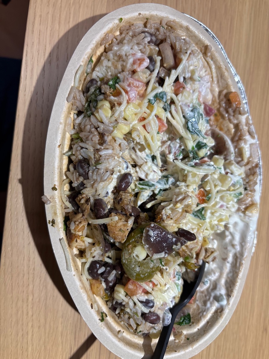 Chipotle bowl