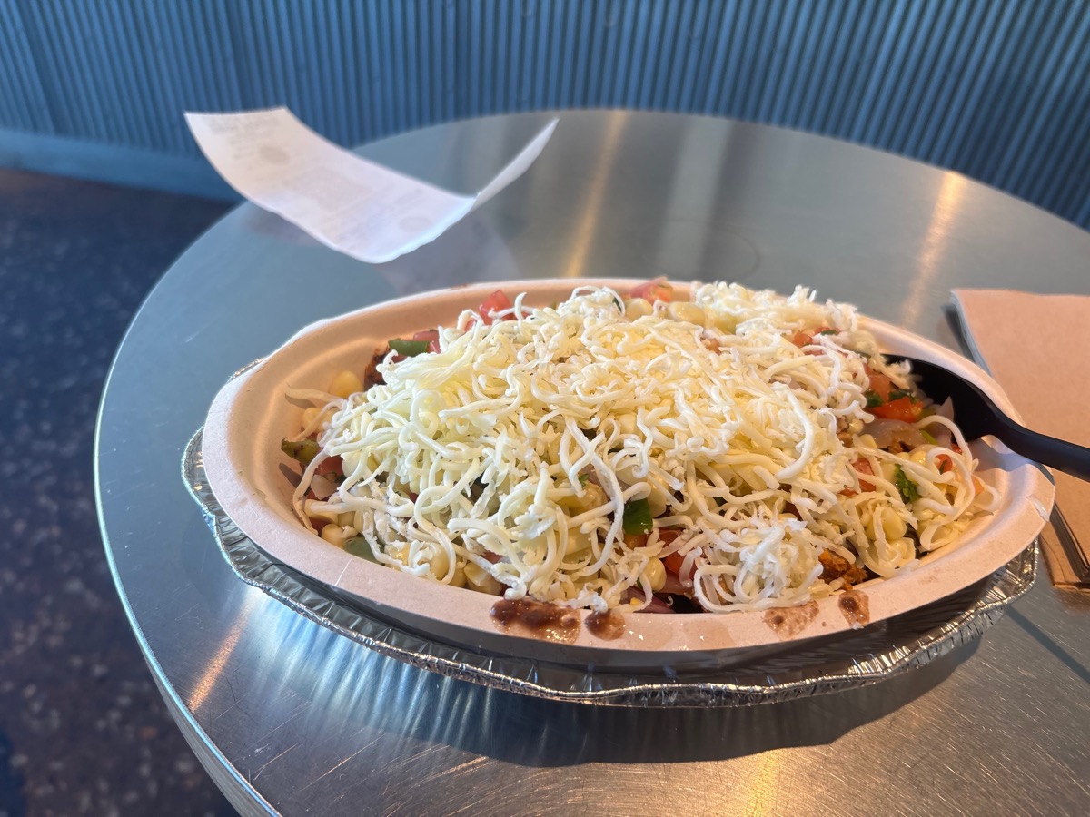 Chipotle bowl