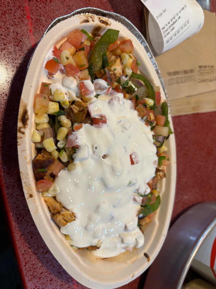 Chipotle bowl