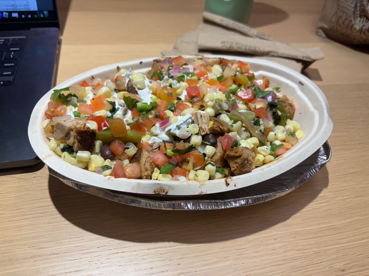 Chipotle bowl